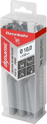 Набор сверл Rennbohr 10.0х133мм Dinamic P9M3 / 666100 (10шт) -