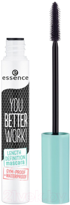 

Тушь для ресниц Essence, Черный, You Better Work! Length Definition Mascara черный