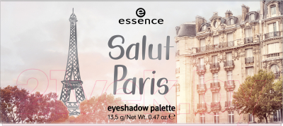 Палетка теней для век Essence Salut Paris Eyeshadow Palette тон 02 (13.5г)
