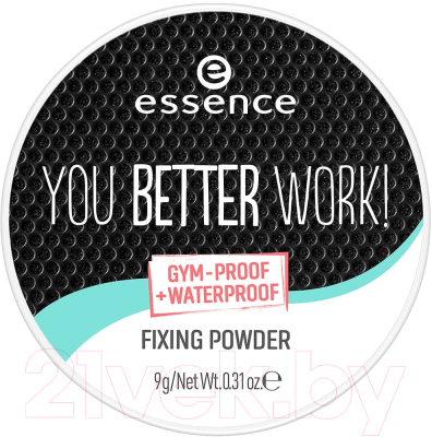 Фиксирующая пудра для лица Essence You Better Work! Fixing Powder (9г)
