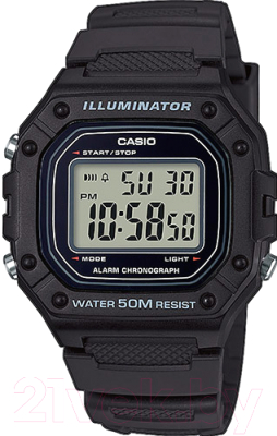 Часы наручные мужские Casio W-218H-1AVEF