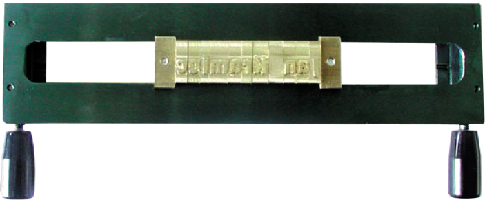 Рамка для шрифтов и клише OPUS 1L5.5 для Goldpress 4+ / OFRA1L5