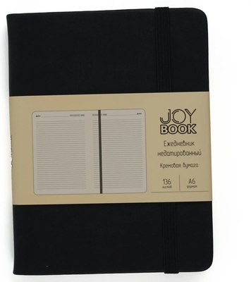 Ежедневник Listoff Joy Book / ЕКДБ62513601 (136л, черный агат)