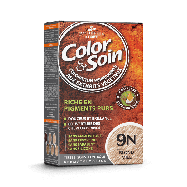 Крем-краска для волос Les 3 Chenes Color&Soin тон 9N медовый блонд