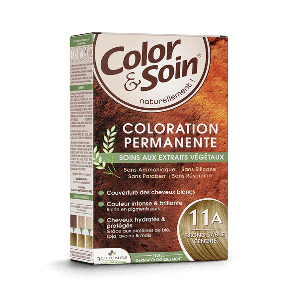 Крем-краска для волос Les 3 Chenes Color&Soin тон 11А песочно-пепельный блонд