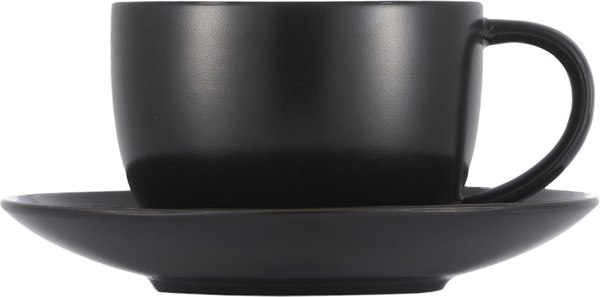 Чашка с блюдцем Gipfel Noir 52181 (черный)
