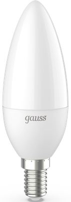 

Лампа, Свеча 6.5W 550lm 6500К E14 LED / 103101307