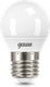 Лампа Gauss Шар 9.5W 890lm 3000K E27 LED / 105102110 - 