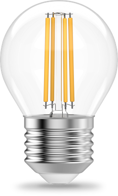 

Лампа, Filament Elementary Шар 8W 540lm 4100К Е27 LED / 52228