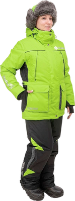 Костюм для охоты и рыбалки Helios Zabava 8/8 К / T-ZA-XL-50/170-L (р.XL, лайм/черный) -