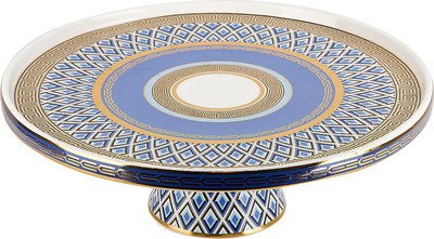 Блюдо для торта Nouvelle Golden Blue / 0200188 -