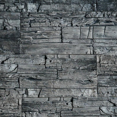Декоративный камень гипсовый Stone Mill Сланец Стоунвуд ПГД-1-Л 2709 (антрацит) -