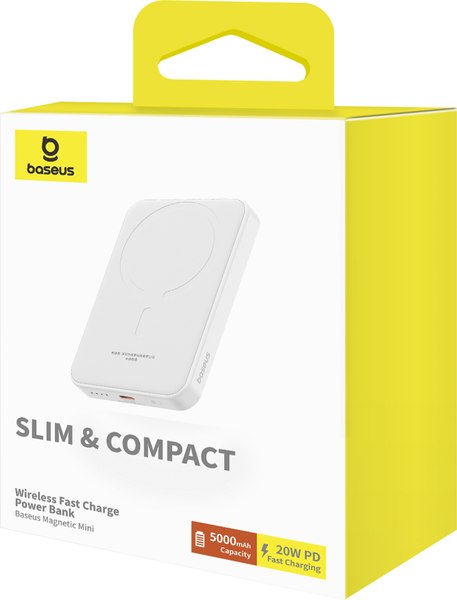 Портативное зарядное устройство Baseus PPCXM05 / P10022107223-00 (Stellar White)