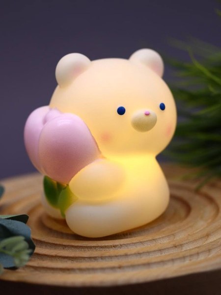 Ночник ILikeGift Bear Big Heart / 132-0268 (желтый)
