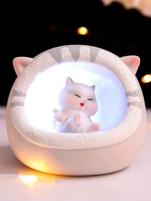 Ночник ILikeGift Cat Ears / 118P-011-01 (серый) - 