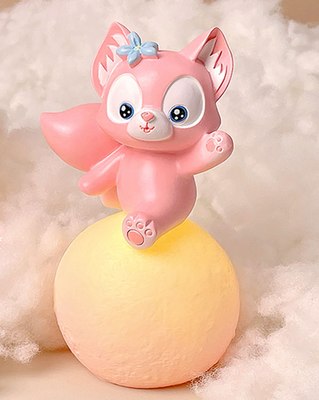 Ночник ILikeGift Cute Little Fox / 137P-JM8268-02 (синий) - 