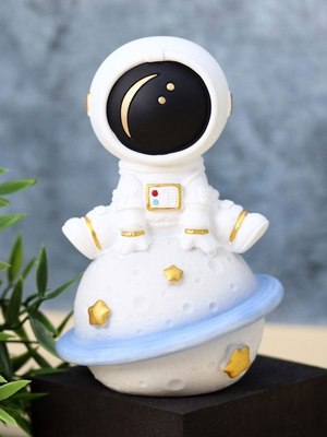 Ночник ILikeGift Lunar Cosmonaut / 999-2B (синий) - 