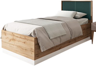 

Односпальная кровать, Зелль 90x200 ECO.001.00068.90-200.376WML/6004