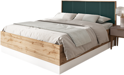 

Двуспальная кровать, Зелль 180x200 ECO.001.00068.180-200.376WML/6004