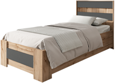 

Односпальная кровать, Ивдель 90x200 ECO.001.00069.90-200.376WML/665PO