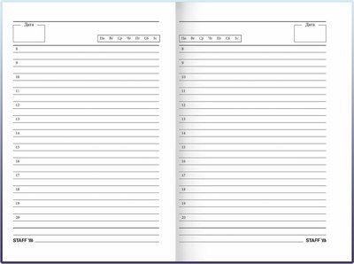 Ежедневник Staff 115562 (160л)