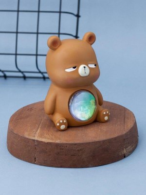 Ночник ILikeGift Bear / 1036-6AB (коричневый) - 