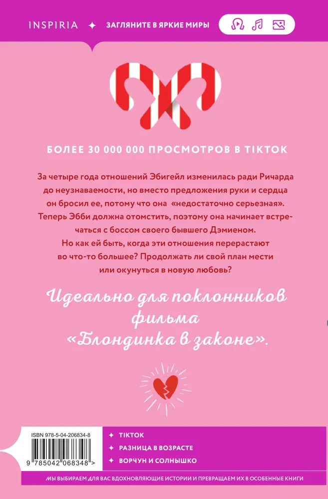 Художественная книга Inspiria Сладкая месть под Рождество, мягкая обложка (Элизабет Морган) — фото 3