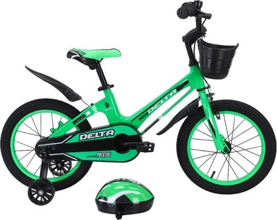 Детский велосипед DeltA Prestige 1602 (16, зеленый, разобранный, в коробке) - 