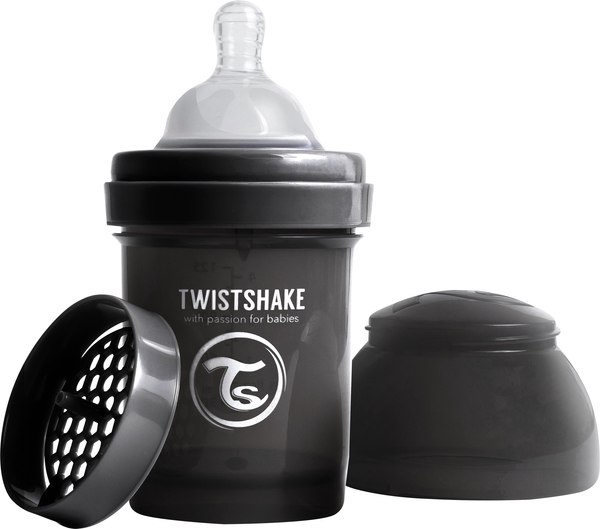 Бутылочка для кормления Twistshake Антиколиковая 79121 (125мл, черный)