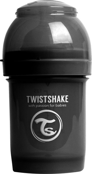 Бутылочка для кормления Twistshake Антиколиковая 79121 (125мл, черный)