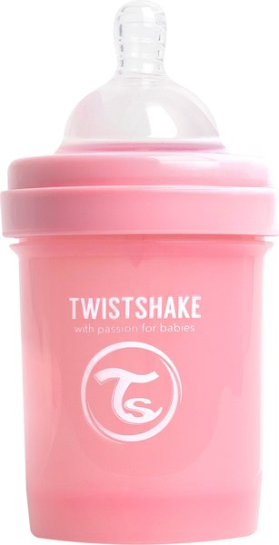 Бутылочка для кормления Twistshake Антиколиковая 79086 (125мл, пастельный розовый)