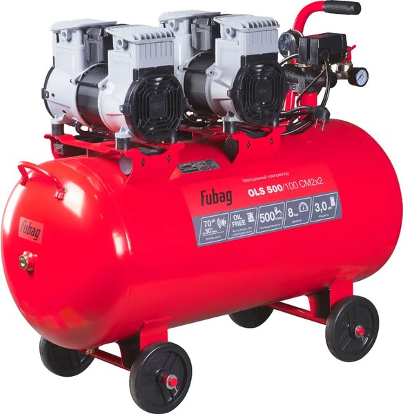 Воздушный компрессор Fubag OLS 500/100 CM2х2 / 646075