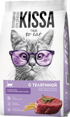 

Сухой корм для кошек, для cтерилизованных кошек с телятиной