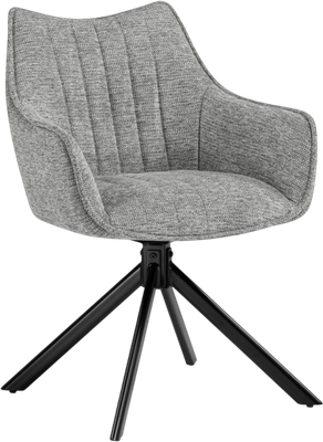 Стул Woodville Denever (серый/черный) -