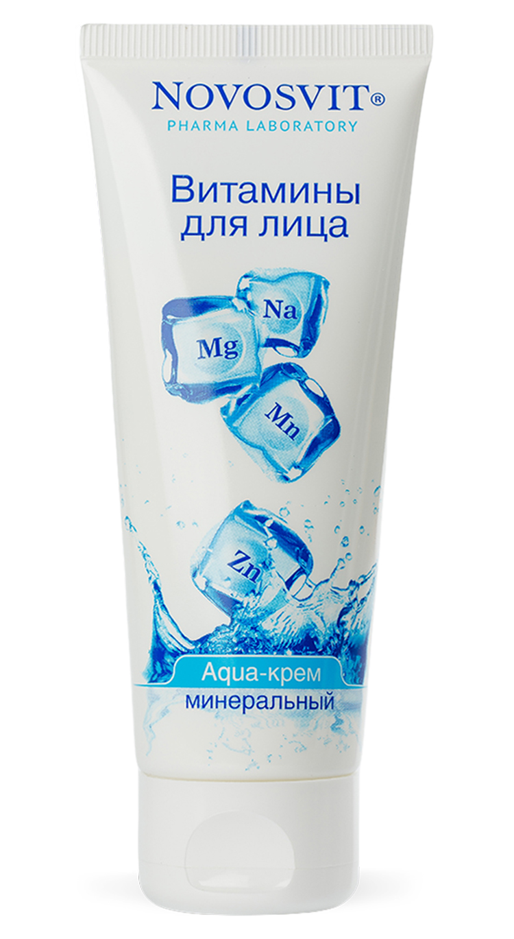 Крем для лица Novosvit Витамины для лица Aqua минеральный (75мл)