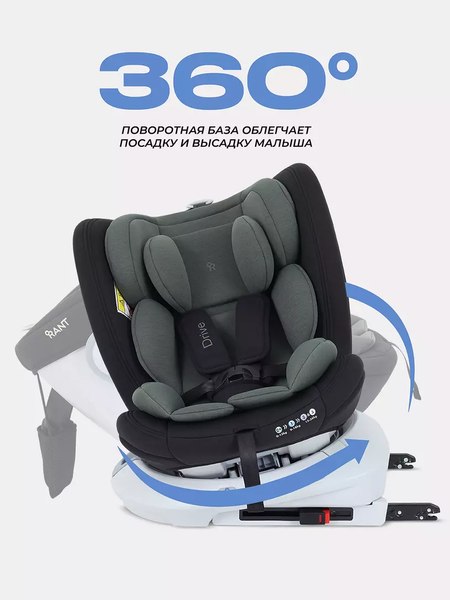 Автокресло Rant Drive Isofix / LB619 (Green)