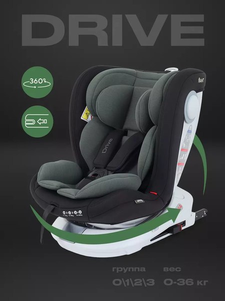 Автокресло Rant Drive Isofix / LB619 (Green)