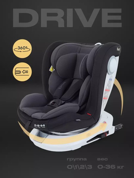 Автокресло Rant Drive Isofix / LB619 (Grey)
