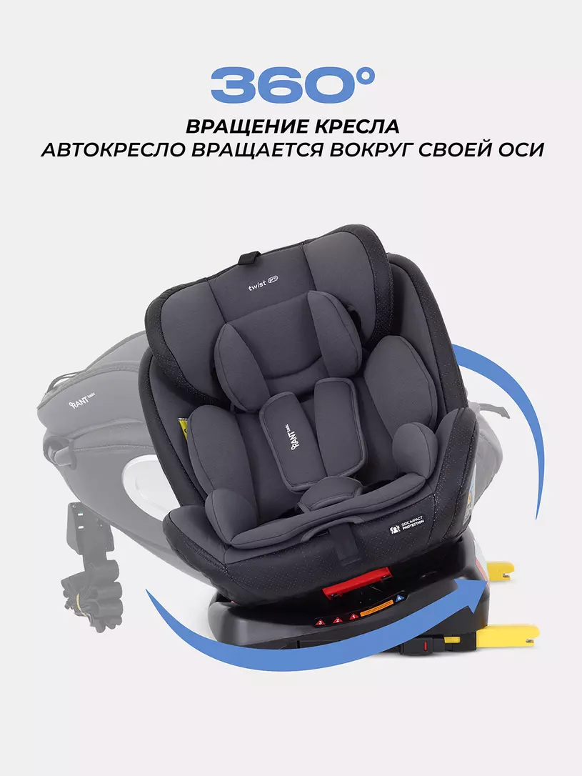 Автокресло Rant Basic Isofix Twist pro / YC06 (Grey) — фото 2