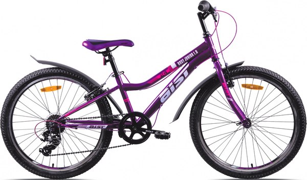 Велосипед AIST Rosy Junior 1.0 24 2024 (фиолетовый, разобранный, в коробке)