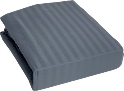 

Простыня с наволочкой, Stripe Satin на резинке+наволочка / P 935 indigo/индиго