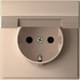 Розетка Systeme (Schneider) Electric ArtGallery GAL001246S (песочный) - 