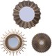 Комплект зеркал декоративных Solmax&Home HD56928 (3шт, золото) - 