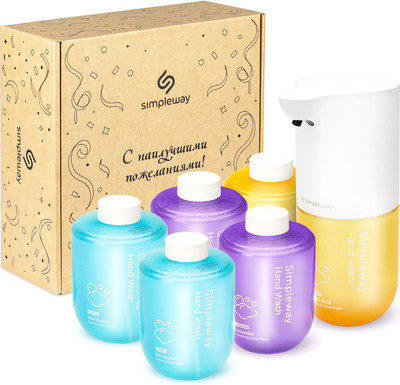 

Сенсорный дозатор для жидкого мыла, Дозатор для ванной с набором мыла / SW99847