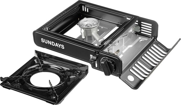 Плита туристическая Sundays ZD6800(CE)-S (черный)
