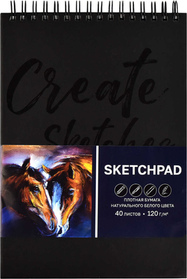 Скетчбук Феникс+ Лошади / 65419 -