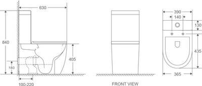 Купить Унитаз напольный D&K Matrix DT1397516  