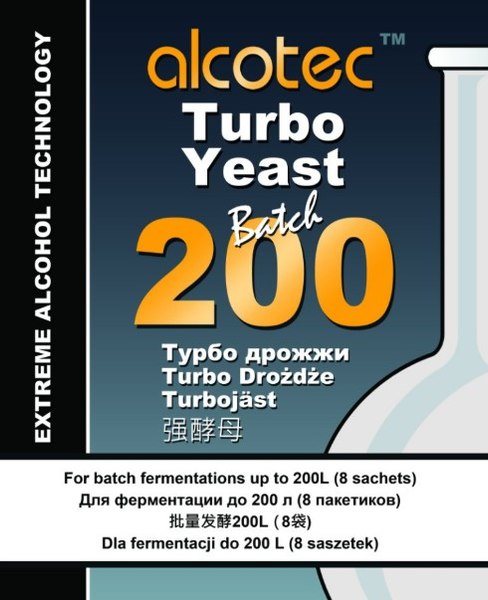 Дрожжи Alcotec Batch 200 Turbo (5x86г)