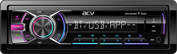 Бездисковая автомагнитола ACV AVS-601UBM