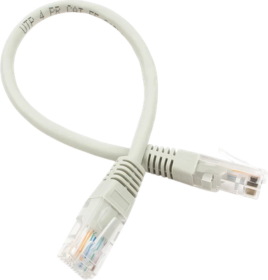 Кабель Cablexpert PP10-0.25M (0.25м, серый) - 